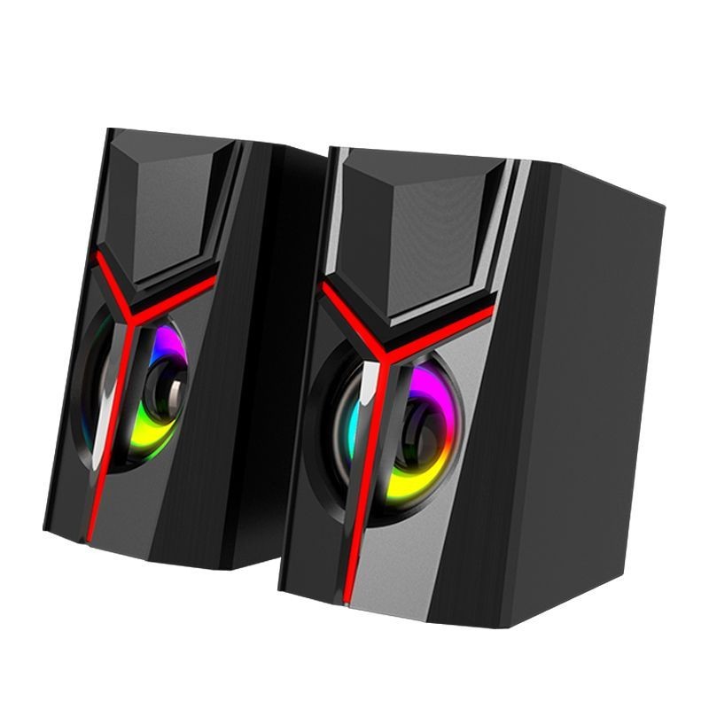 RGB Gaming Computer Speaker USB Laptop Small Audio Super Volume Desktop Subwoofers