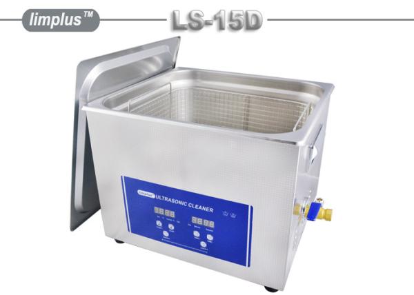 Customized ultrasonic cleaning equipments For Guns , 15 Liter Ultrasonic