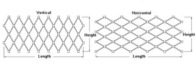 stainless steel wire rope mesh for bridge protecting