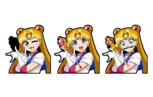 China Cute Anime Girl Sticker Demon Slayer Kimetsu No Yaiba Anime Motion Sticker Waterproof Decals for Cars wholesale