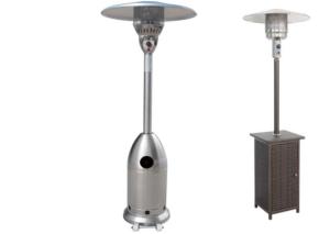China Outdoor Silver Flexible Propane Gas Electric outdoor mushroom patio heater wholesale