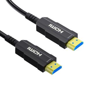 China SlimRun AV 150foot AOC 4k 18gbps Hdmi Cable Black Color High Speed wholesale
