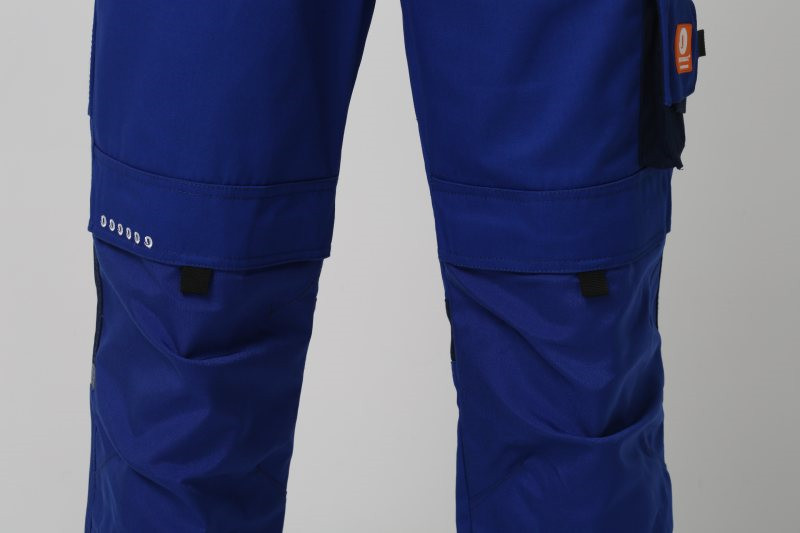 Royal Blue 250gsm Mens Work Uniforms , 6535 Work Bib Pants
