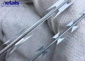 China Galvanized Steel Barbed Concertina Wire Coil BTO-22 450MM OEM wholesale