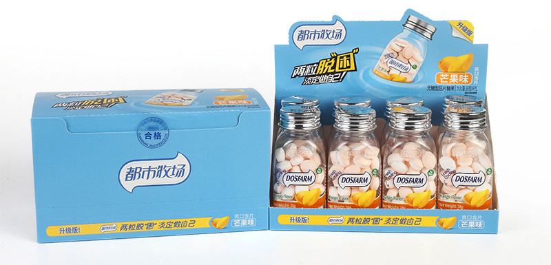 22g Snack Sugar Free Calorie Free Mint Candy Full Vitamin C Mango Flavor