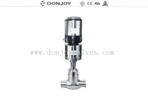 China Donjoy Stainless Steel pneuamtic globe valve with tri clamp end wholesale