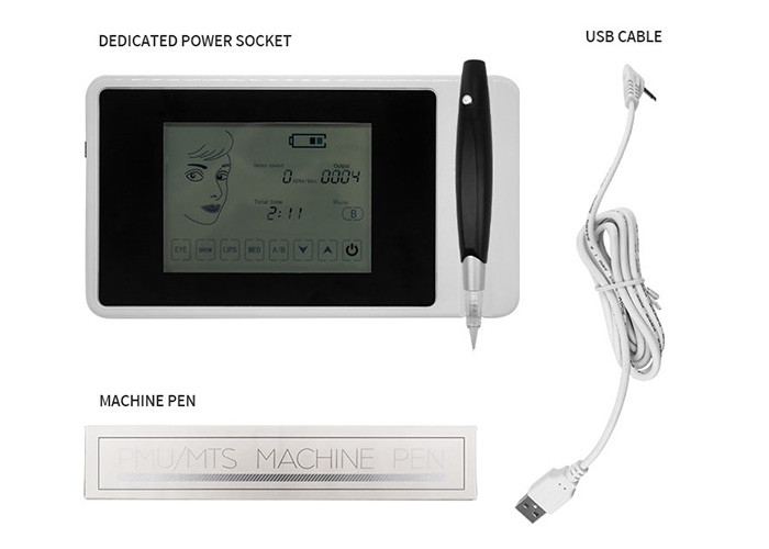 Multifunctional SS Permanent Makeup Tattoo Kit With Charment Needle