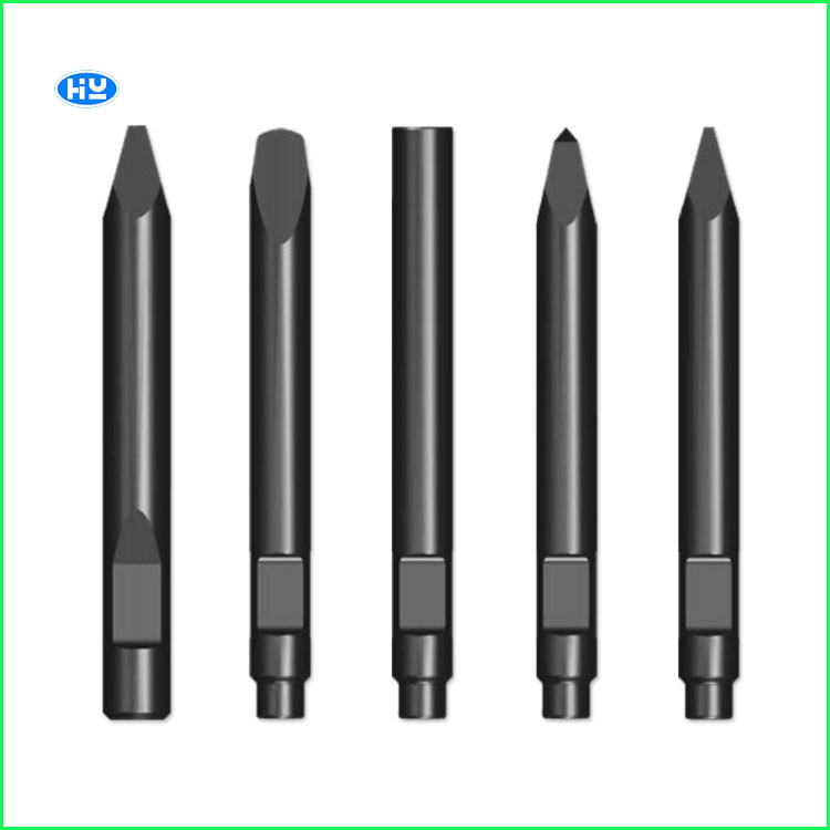 Anti Rust Hydraulic Breaker Spare Parts 100mm Chisel HRC58-62 Hydraulic Hammer Piston