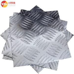 China 5754 5083 5052 Aluminum Chequered Sheet 3003 3105 Aluminum Tread Plates wholesale