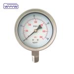 Customizable Stainless Steel Bourton Tube Gauge Filled with Liquid Pressure