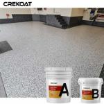 Commercial Epoxy Flake Floor Coating In Office Retail Store Garage