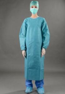 China Breathable Disposable Surgical Gown , Fluid Resistant Disposable Sterile Gowns wholesale