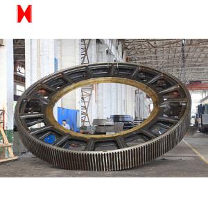 China Reducers Cast Iron Hardened Carburized Steel Spur Forge Ring Gear wholesale