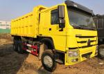 Middle Lifting Sinotruk Howo 6x4 Dump Truck Heavy Duty 10 Wheels 3 Axle