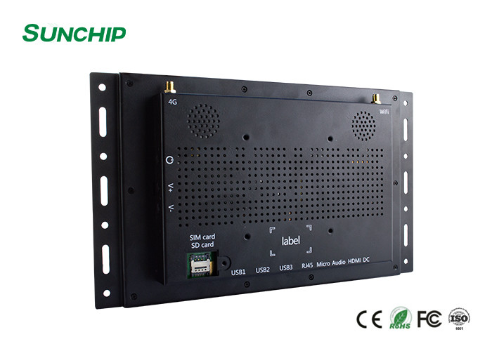 Infrared Remote Control Open Frame LCD Monitor WiFi Ethernet EDP LVDS Capacitive Touch