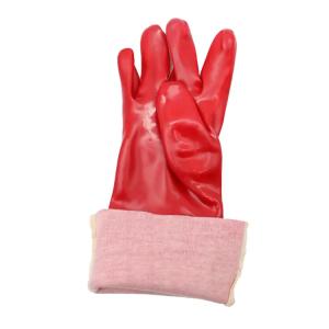 China Cotton Lined Gauntlet PVC (polyvinyl chloride) Industrial Gloves wholesale