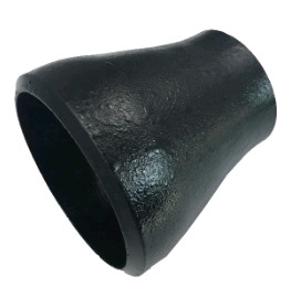 SGS Metal Pipe Reducer , Black Painting MS Eccentric Reducer Pipe Fitting