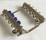 5 Port Stainless steel water underfloor heating manifold , 304 stainless steel