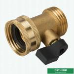 One Way Water Flow Valve Connector Brass Fittings