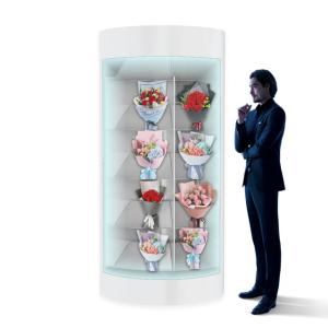 China Hospital Retail Lcd Vending Flowers Machine With Combine Cell Cabinet wholesale