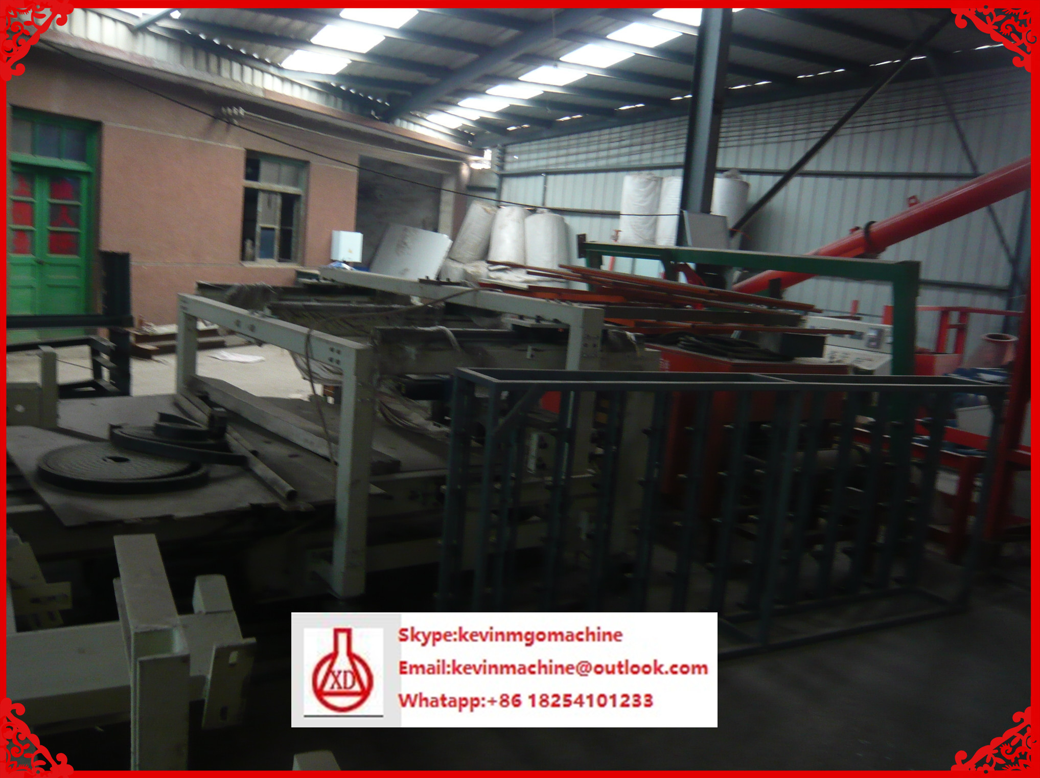Cold Pressure Wall Panel Making Machine for Fiber Cement / Mgo Sandwich Board