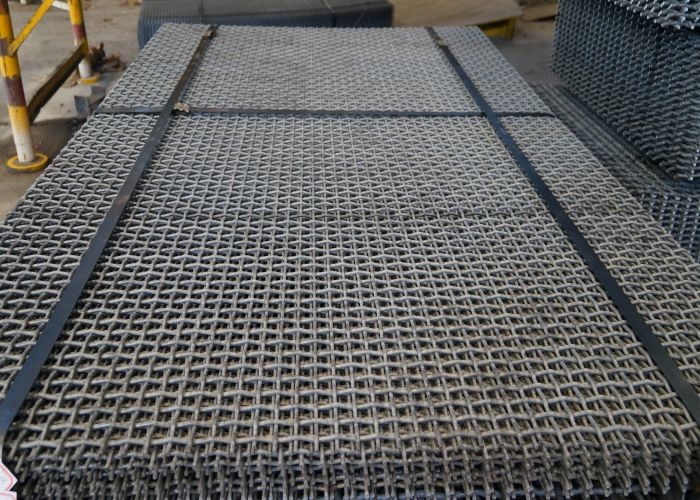 Vibrating Polyurethane Screen Panels Steel Wire Inside Impact Proof Body