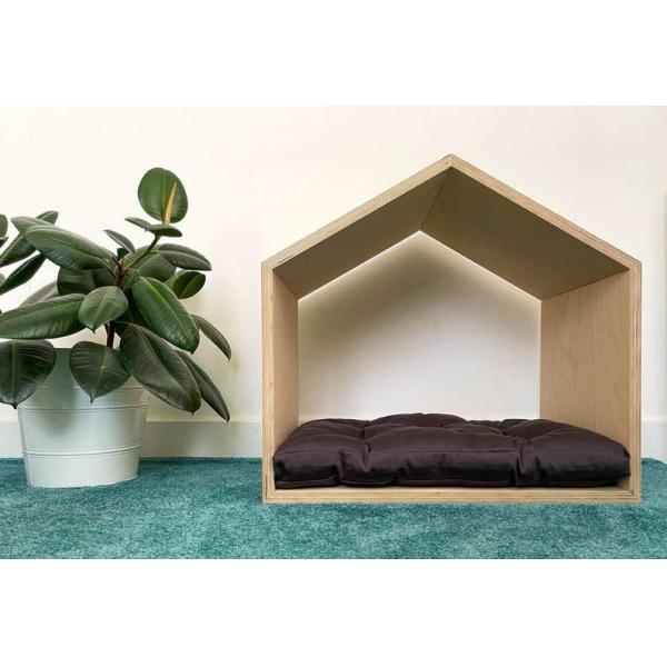 Customized Wood Pet Furniture Indoor Wood Dog House 58*40*54CM
