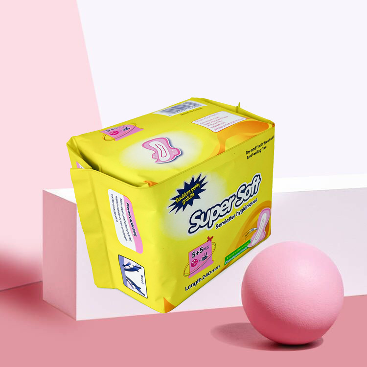 Low price wholesale ultra-thin feminine hygiene organic cotton sanitary pads Disposable sanitary napkins