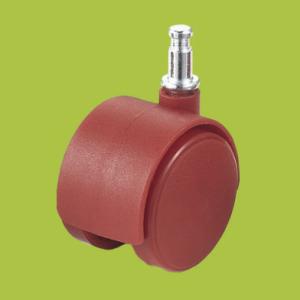 China furniture plastic casters insert stem red caster Nylon Iron wholesale
