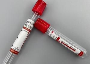 China Disposable Red Vacuum Blood Collection Container 5ml Biochemical Test Tubes wholesale