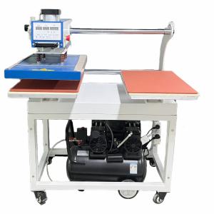 China Textile Ink Heat Press Machine 40*60cm Double Station DTF Semi-Automatic Andemes 160KG wholesale