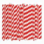 Environmental Biodegradable Paper Drinking Straws Brown Colour For Coffee