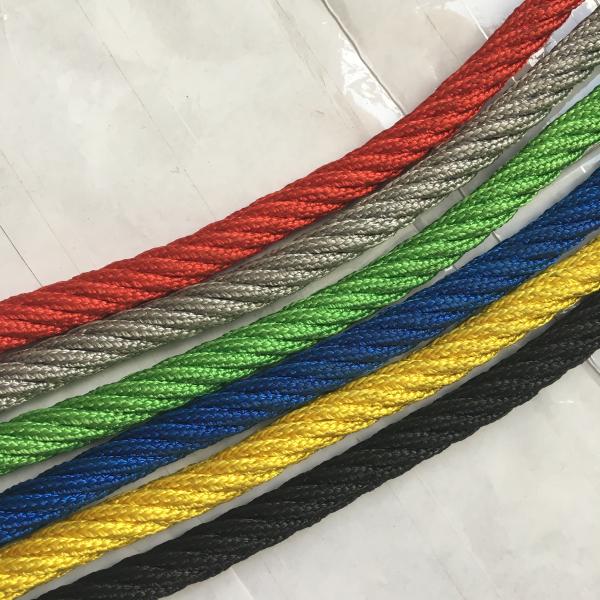 Anti UV Playground Climbing Nets 16mm Polyester Combination Rope