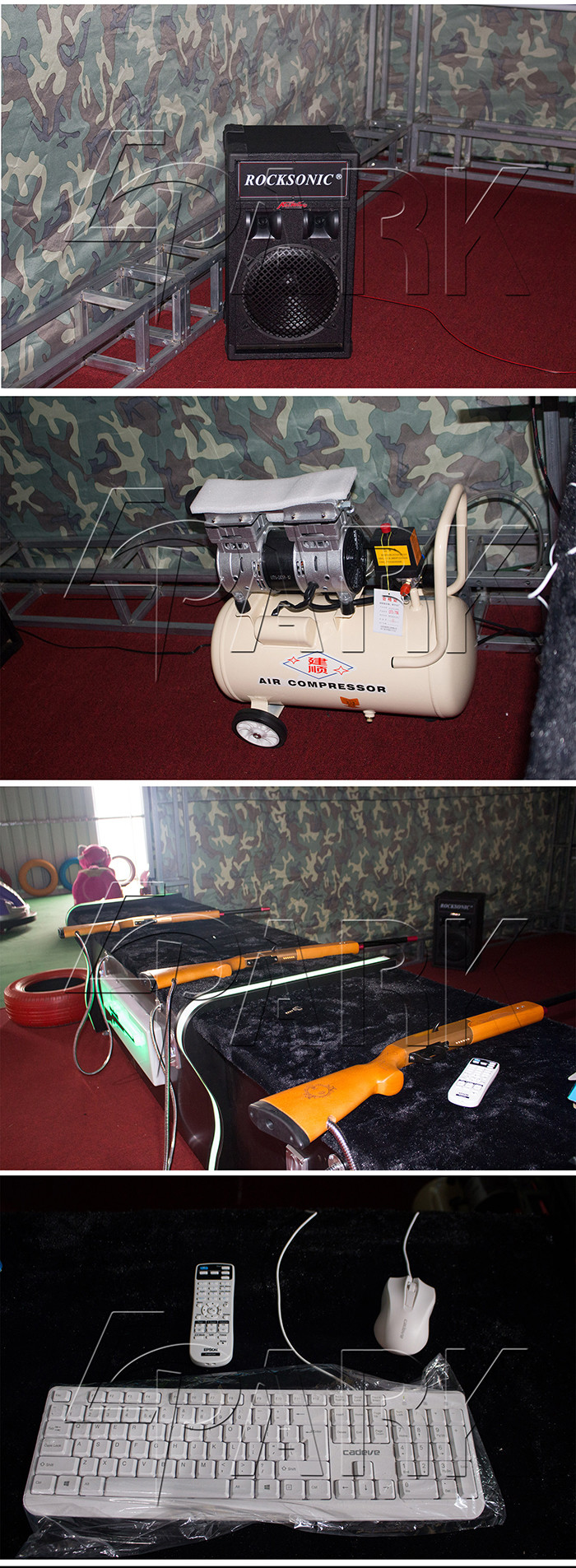 Indoor Virtual Reality Hunting Simulator / FEC Shooting Game Equipment