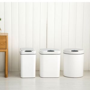 China Hot Selling Factory Price Smart Touchless Motion Sensor Trash Can Smart Waste Bin Automatic Lid wholesale