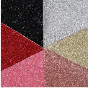 China Waterproof Glitter PU Leather Powder Film Glitter Artificial Leather Customized wholesale