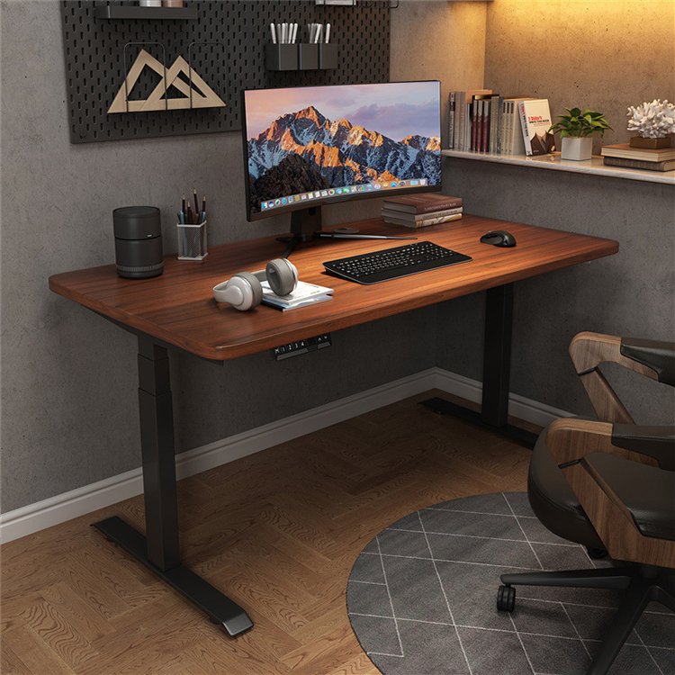 Office Furniture Customized Double Motor Electric Up Lift Desk Adjustable Height Desk