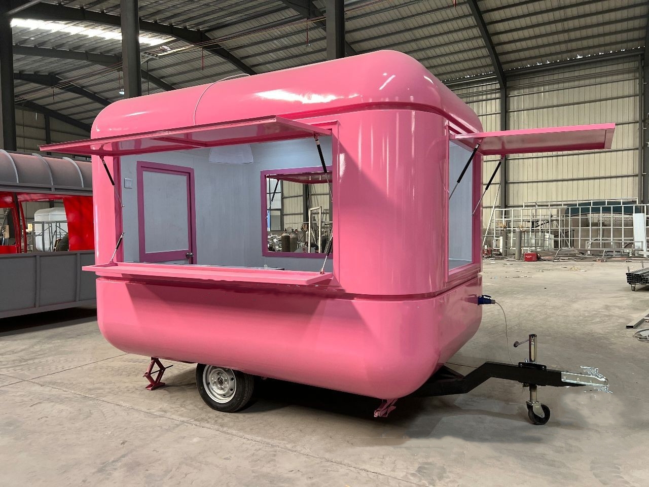 Wecare Food Van Car Food Carts Manufacturers Fully Equipped Mobile Concession Trailer