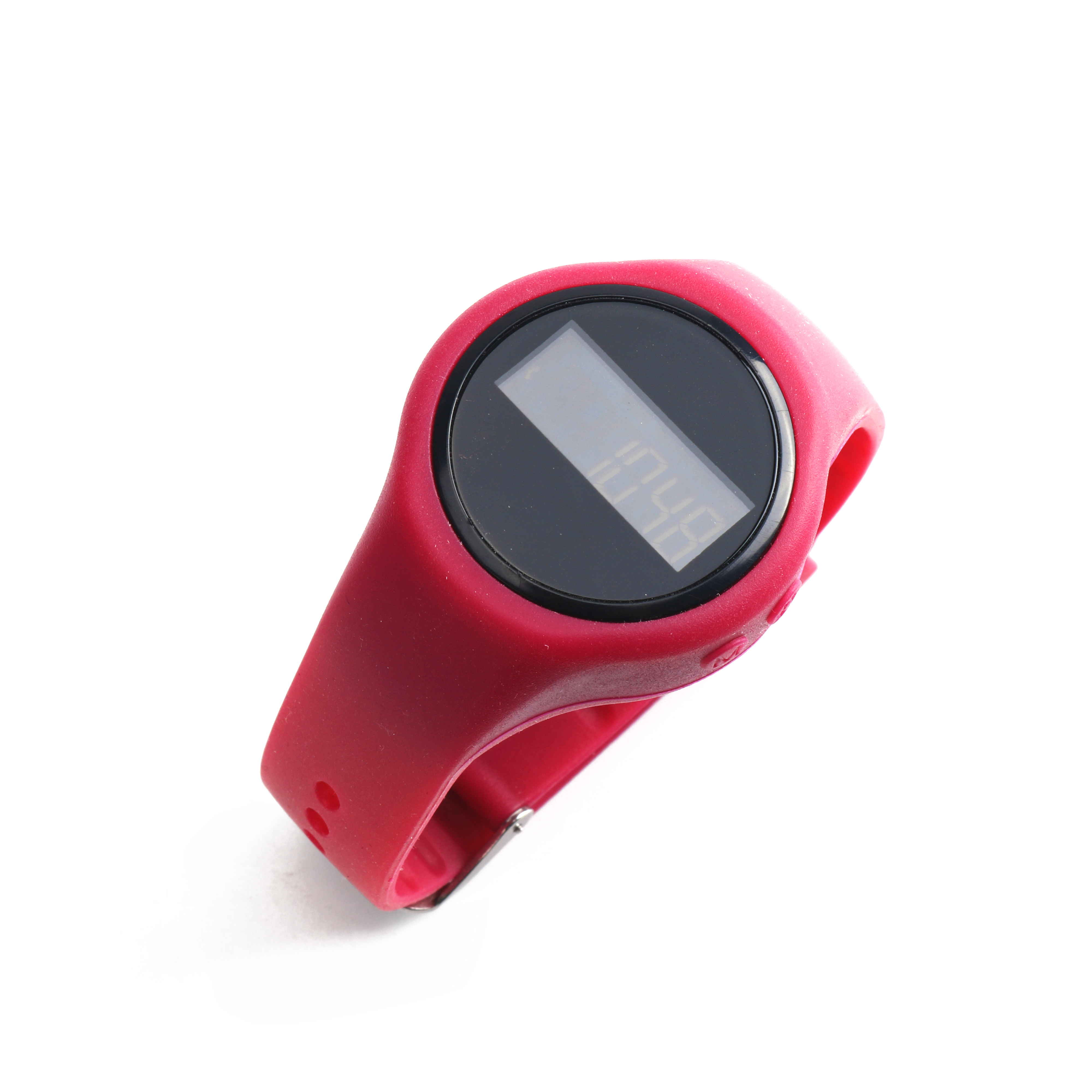 Unisex ABS Silica Gel Digital Step Counter Bangle Waterproofing