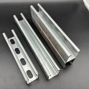 China Hot Dipped Galvanzied 41x41 Slotted C Profile Strut Channel wholesale
