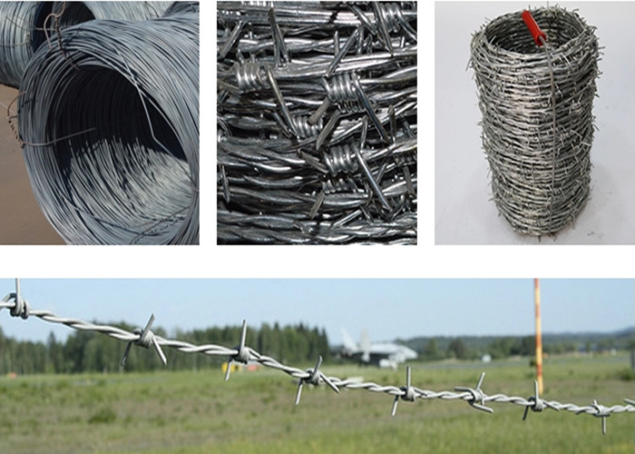 Huacheng SWG16 Blade Barbed Wires For Railway Barrier
