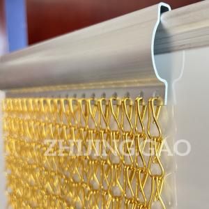 China 2000mmx2100mm Hotel Hall Divider Aluminum Chain Screen Hang Type wholesale