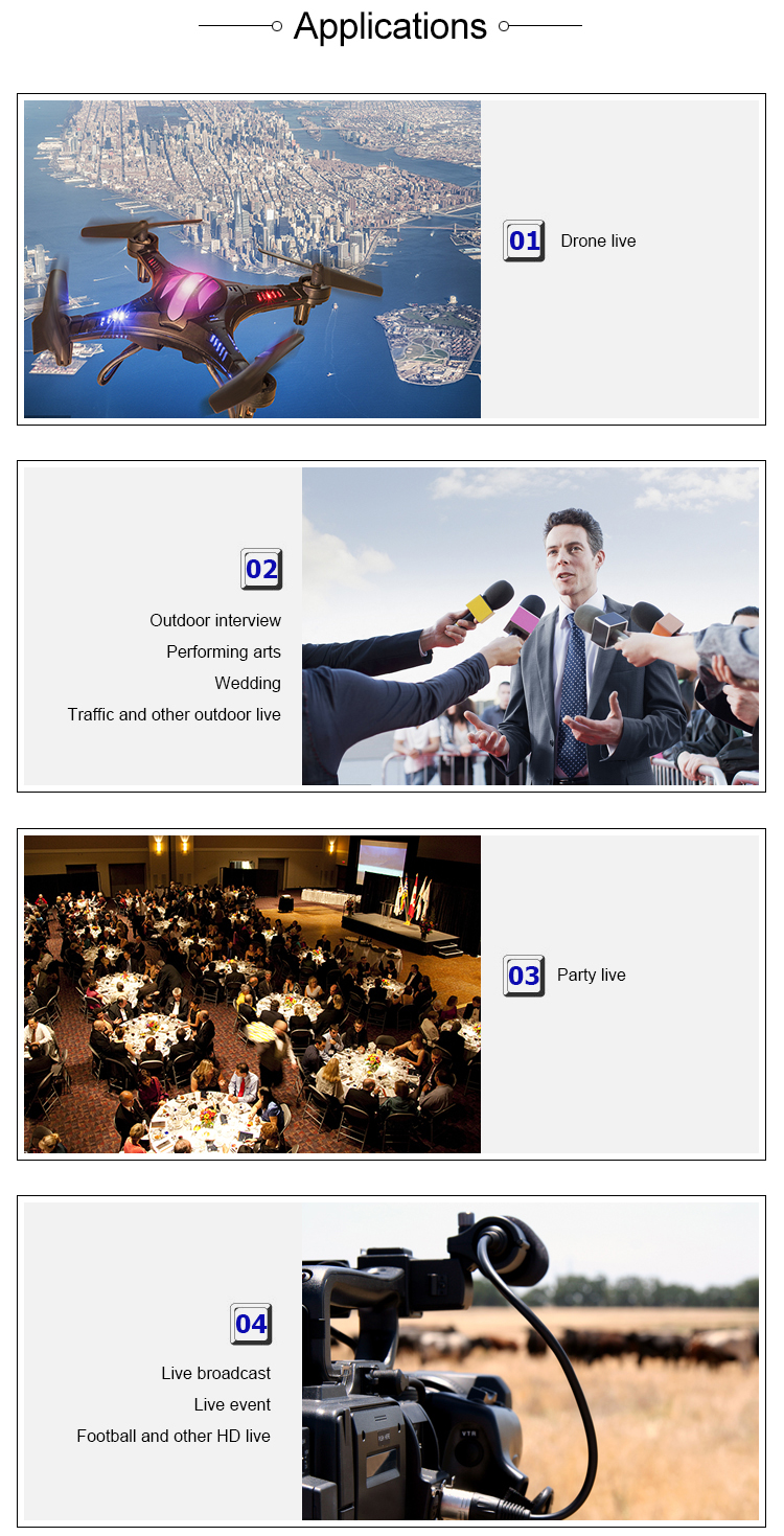 Live Stream Broadcast Device Support 1080p HD H264 Encoder Launched in Beijing Market