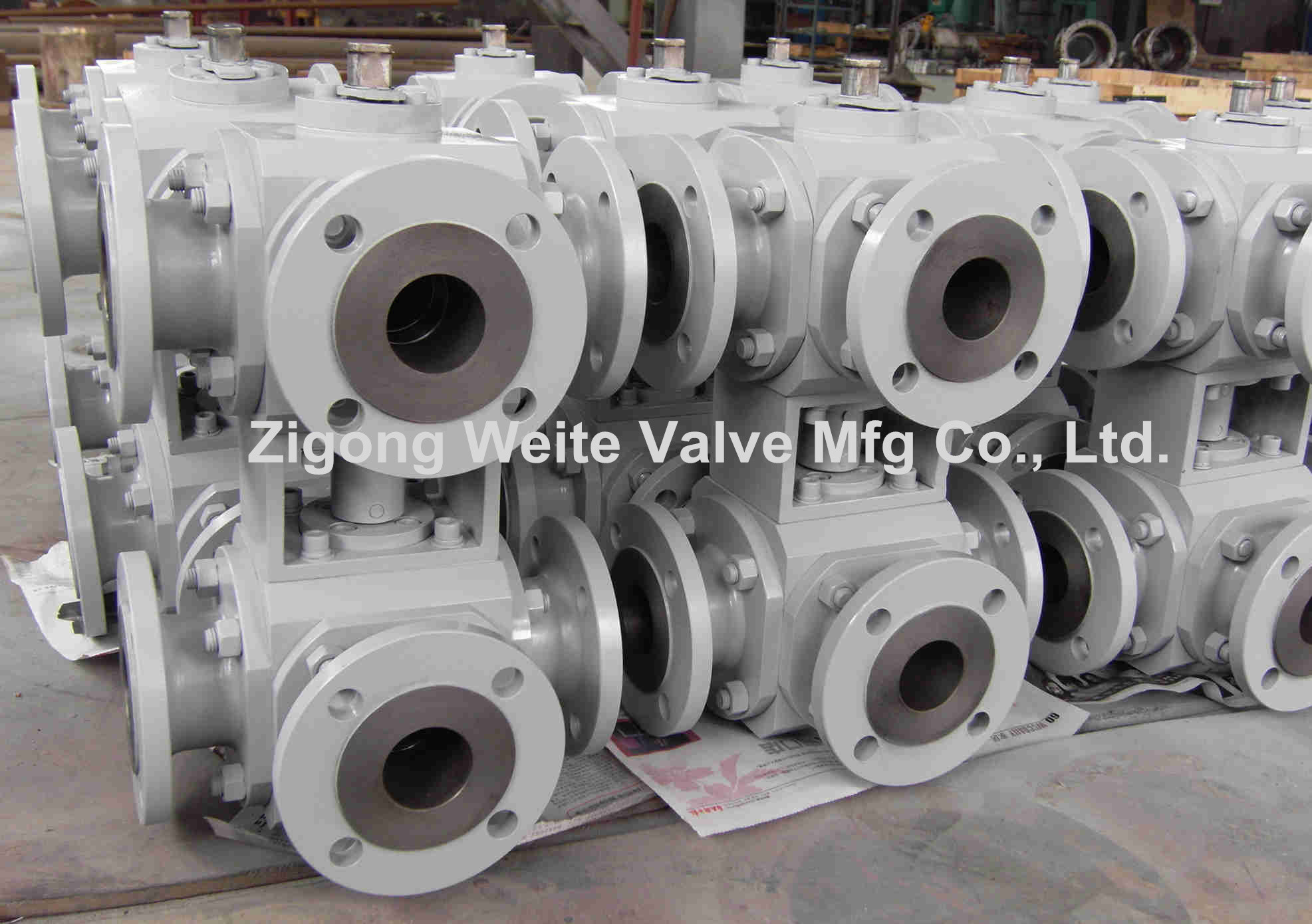 API 598 Flanged Pipeline Ball Valve