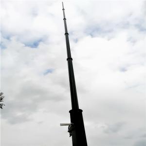China Sectional Lightweight 15M Tv Antenna Telescopic Mast wholesale