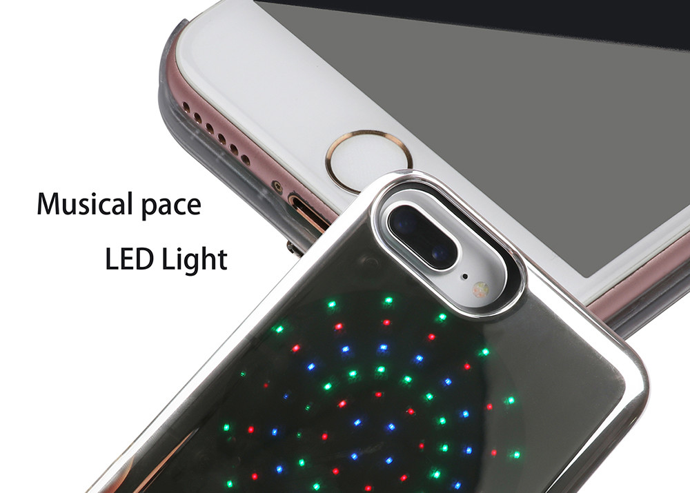 LED Music Mobile Phone Protective Cases 4.7-5.5 Inch For Smartphone SZX-PC-019