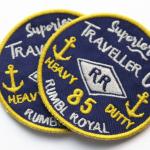 Heat Press Embroidery OEM Clothing Tags Labels