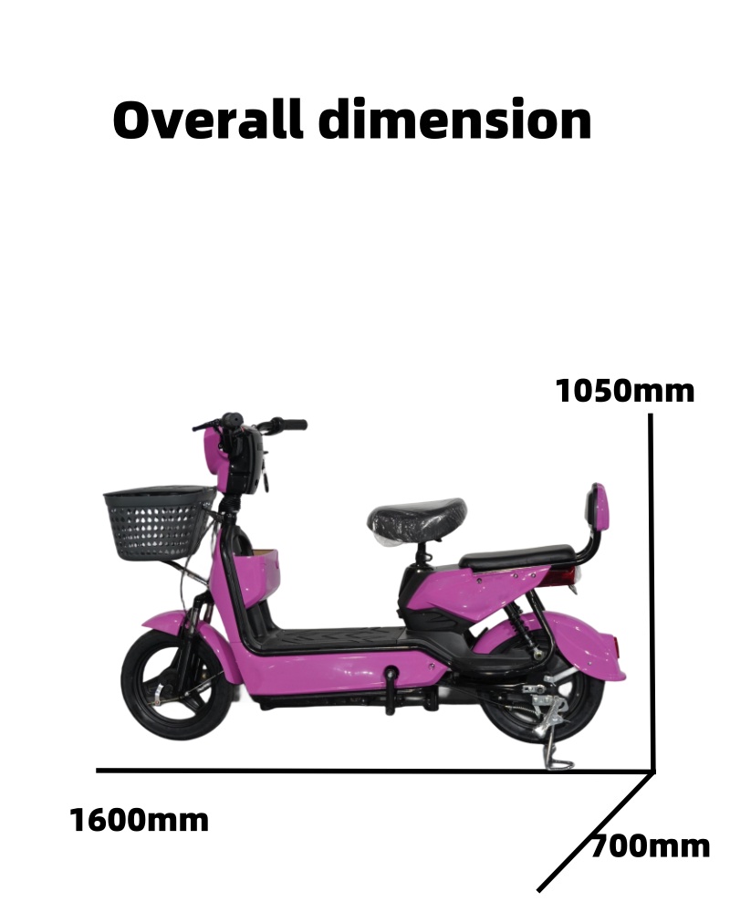 Best Moto Two Seat Electric Motorbike 48V Electric Scooter LED Display Electric Moped For Adult
