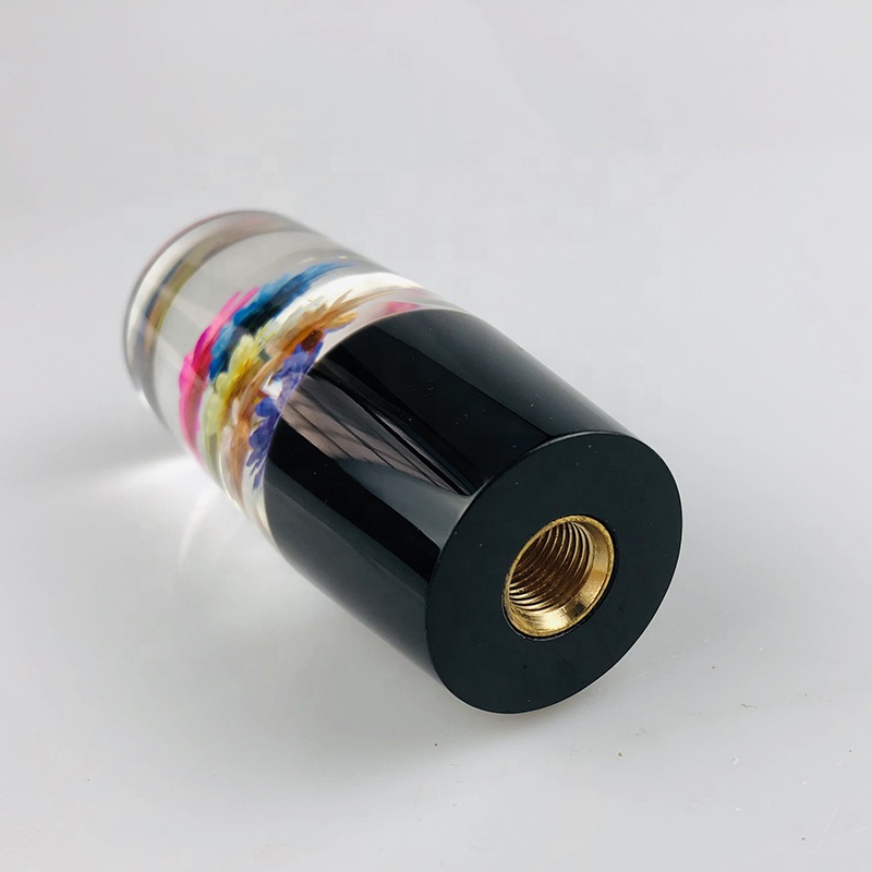 10cm 15cm Resin Flower Shift Knob For Car Shifter SGS Certificated