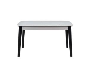 China 130cm Stylish Family Rock Slate Solid Wood Dining Room Table wholesale